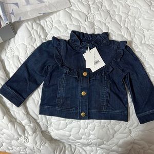 Janie and jack denim girls jacket